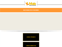 Tablet Screenshot of maiscursos.com.br